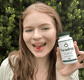 Puradrop gummies for gut cleansing and digestion